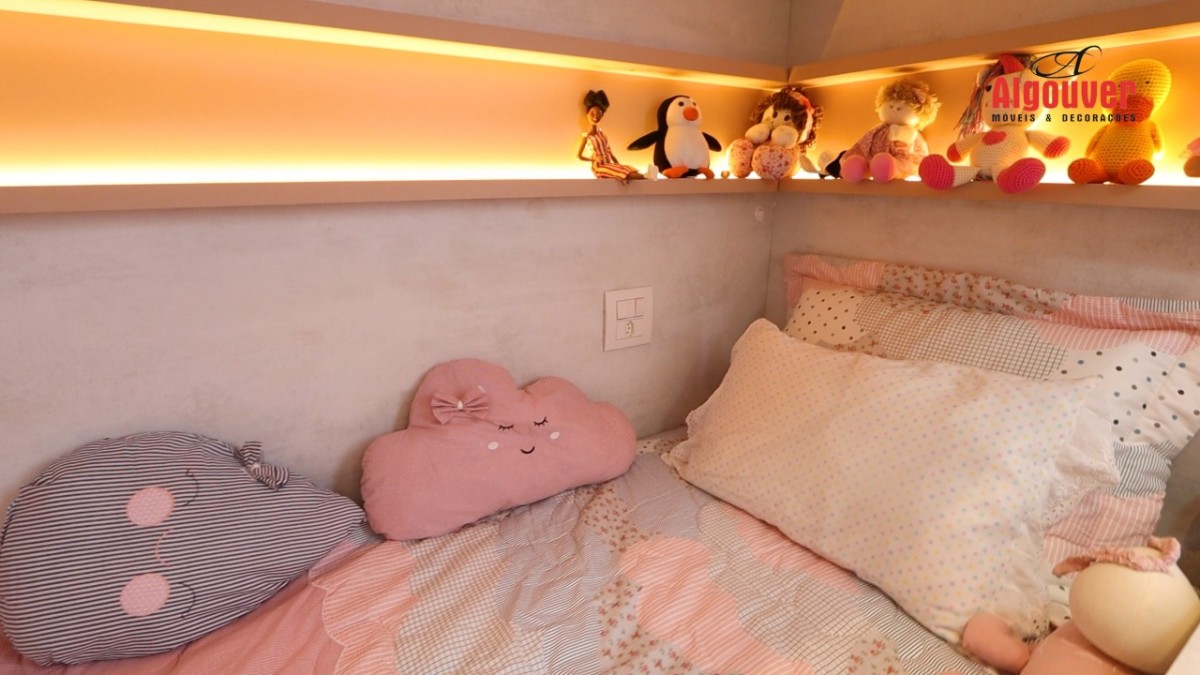 Dormitório nos padrões Fog, Pixel e Sal Rosa
